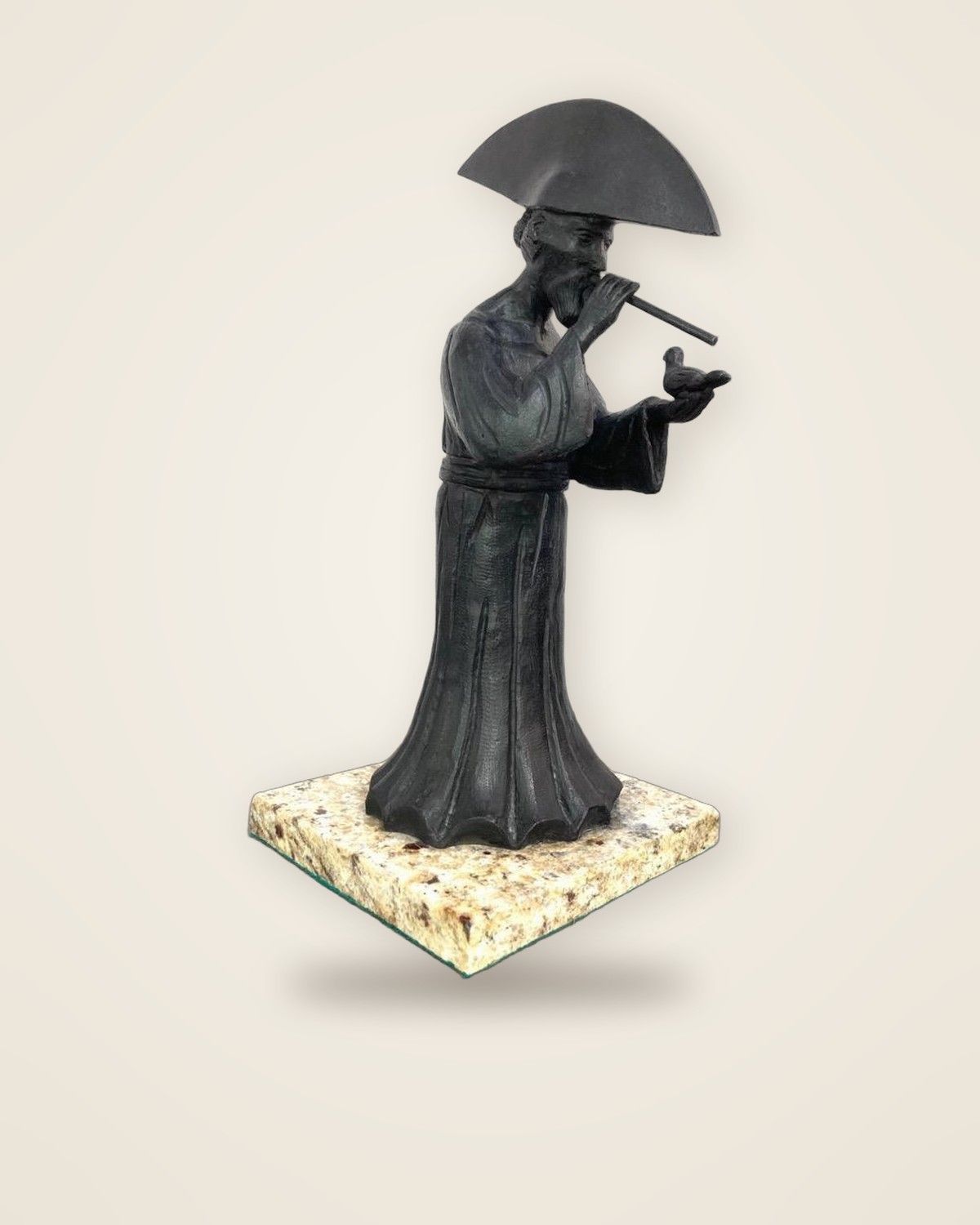 El Moro en Paz · reproducción en bronce de una obra de Rafael Coronel